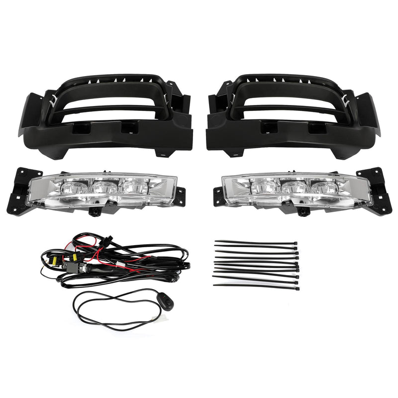 DURAFORCE LED Fog Lights Bumper Lamps+Switch+Wiring Kits For Dodge Charger 2015-2020 2022