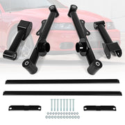 DURAFORCE Upper & Lower Tubular Rear Control Arms Subframe Connector For Mustang 79-04