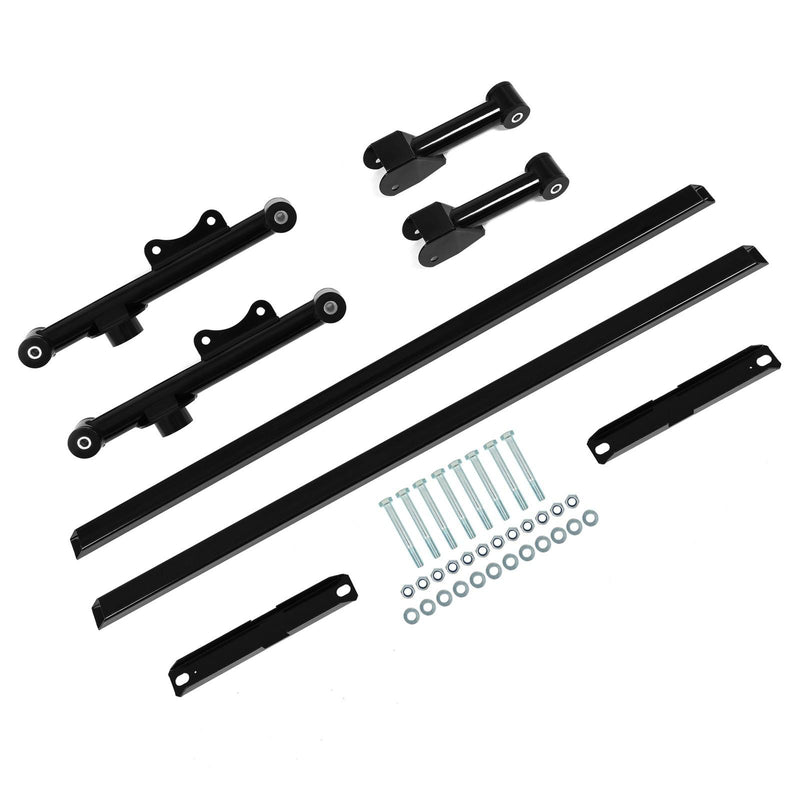 DURAFORCE Upper & Lower Tubular Rear Control Arms Subframe Connector For Mustang 79-04