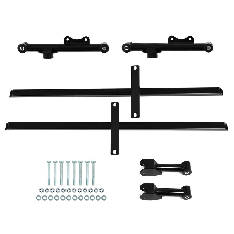 DURAFORCE Upper & Lower Tubular Rear Control Arms Subframe Connector For Mustang 79-04