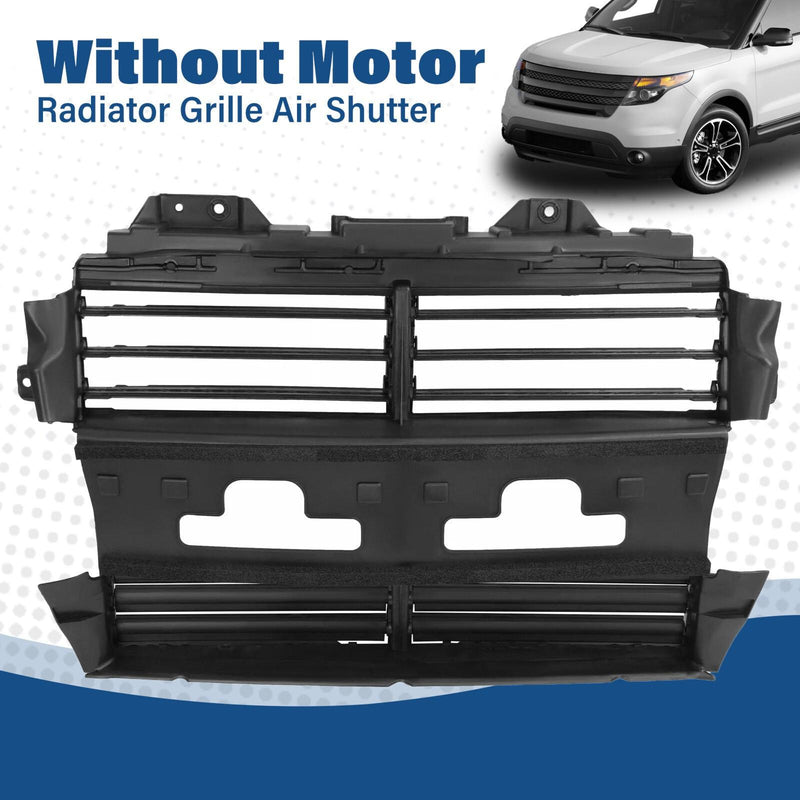 DURAFORCE For Ford Explorer 2013-2019 Active Radiator Grille Shutter W/O Motor #JB5Z8475A