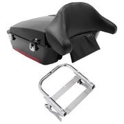 DURAFORCE Chopped Pack Trunk w/ Rack For Harley Davidson Touring Road King Glide 97-08