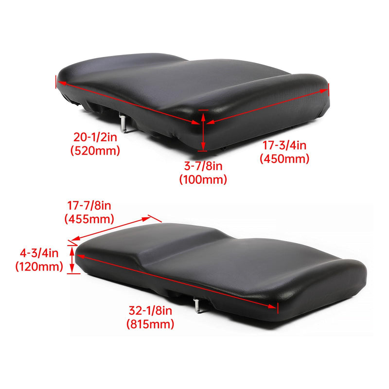 DURAFORCE Driver & Passenger Side Seat Bottom For Polaris Ranger XP 900 1000 570, Crew