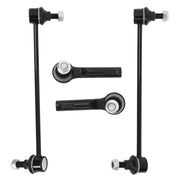 DURAFORCE 4x Front Stabilizer Sway Bar End Links & Outer Tie Rod Kit For Equinox 2010-2017