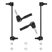 DURAFORCE 4x Front Stabilizer Sway Bar End Links & Outer Tie Rod Kit For Equinox 2010-2017
