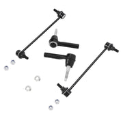DURAFORCE 4x Front Stabilizer Sway Bar End Links & Outer Tie Rod Kit For Equinox 2010-2017