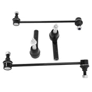 DURAFORCE 4x Front Stabilizer Sway Bar End Links & Outer Tie Rod Kit For Equinox 2010-2017
