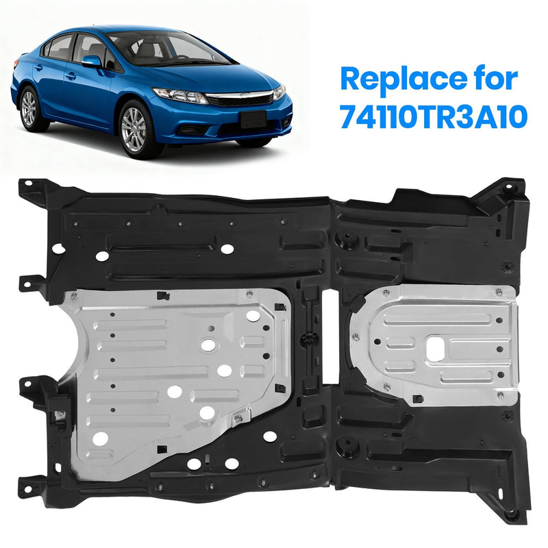 DURAFORCE Engine Splash Shield For Honda Civic 2012/Acura ILX 2013 Under Cover Skid Plate