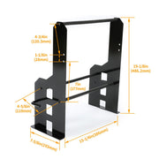 DURAFORCE Luggage Trunk Backrest Wall Mount Storage Rack For Harley Road Glide accessories