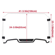 DURAFORCE Vented Full Windshield For Polaris XP 4 Turbo 2019-2023 Front Window