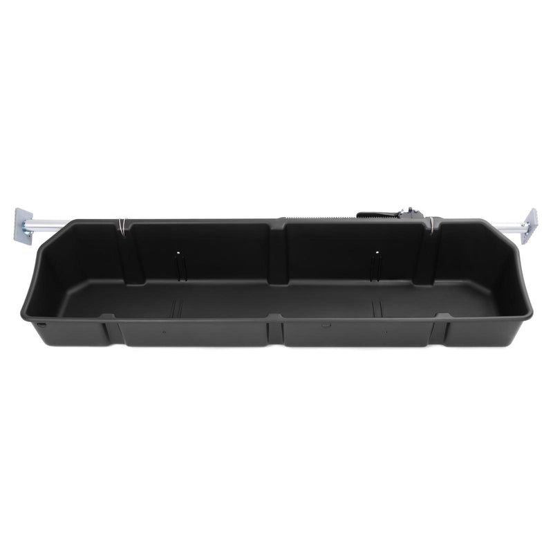 DURAFORCE Black Fullsize Truck Bed Cargo Organizer Pickup Container W/Adjustable Bar