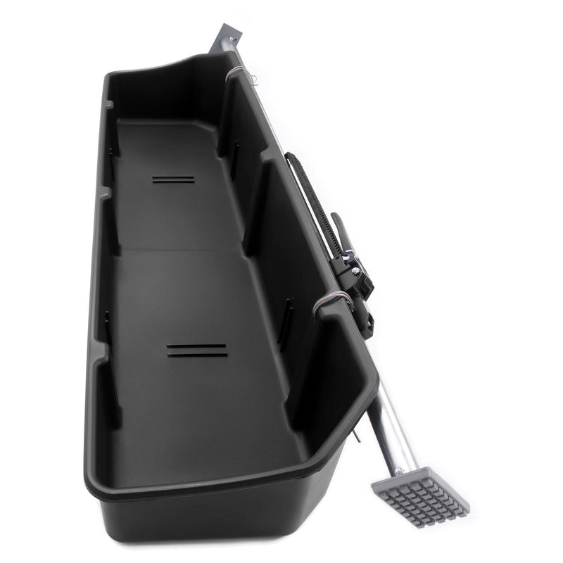 DURAFORCE Black Fullsize Truck Bed Cargo Organizer Pickup Container W/Adjustable Bar