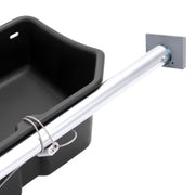DURAFORCE Black Fullsize Truck Bed Cargo Organizer Pickup Container W/Adjustable Bar