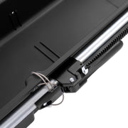 DURAFORCE Black Fullsize Truck Bed Cargo Organizer Pickup Container W/Adjustable Bar