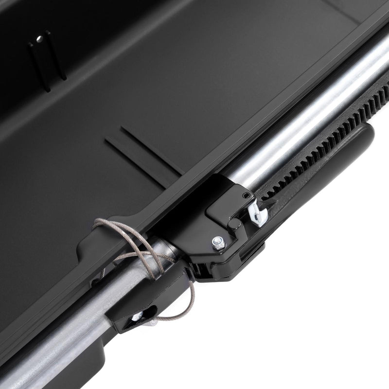 DURAFORCE Black Fullsize Truck Bed Cargo Organizer Pickup Container W/Adjustable Bar