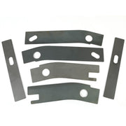 DURAFORCE Rear Frame Repair Rusted Shackle Weld Plates Patch For 1986-95 Jeep Wrangler YJ