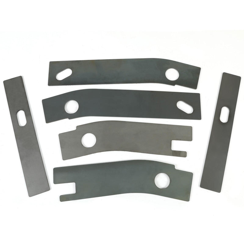 DURAFORCE Rear Frame Repair Rusted Shackle Weld Plates Patch For 1986-95 Jeep Wrangler YJ