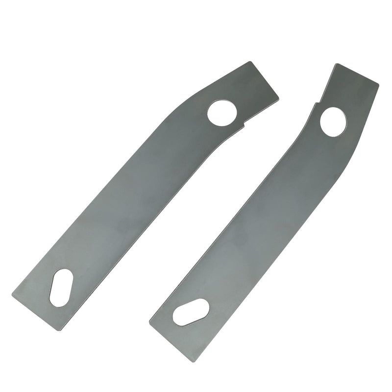 DURAFORCE Rear Frame Repair Rusted Shackle Weld Plates Patch For 1986-95 Jeep Wrangler YJ