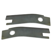 DURAFORCE Rear Frame Repair Rusted Shackle Weld Plates Patch For 1986-95 Jeep Wrangler YJ