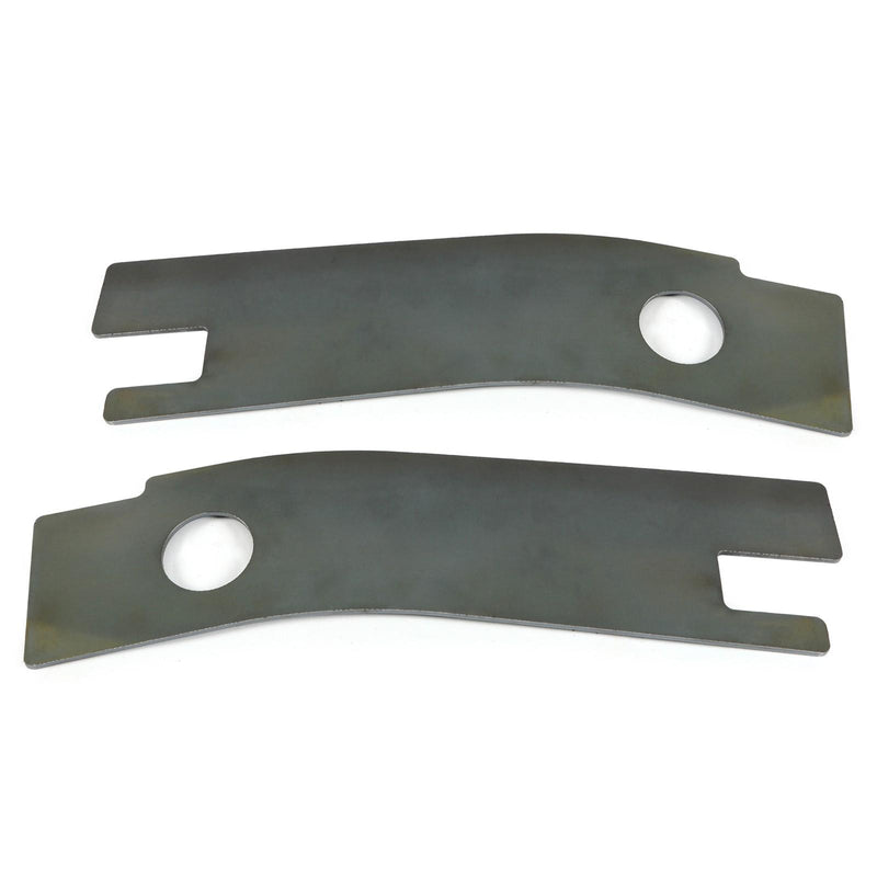 DURAFORCE Rear Frame Repair Rusted Shackle Weld Plates Patch For 1986-95 Jeep Wrangler YJ