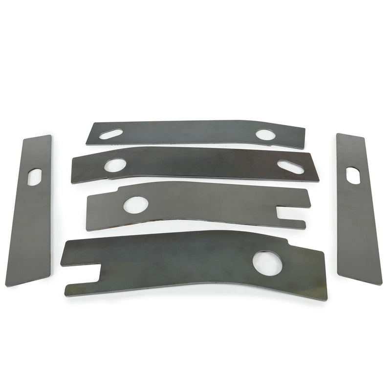 DURAFORCE Rear Frame Repair Rusted Shackle Weld Plates Patch For 1986-95 Jeep Wrangler YJ