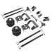 DURAFORCE 2.75" Heavy Duty Triangulated 4 Link Hot Rod Suspension Kit Air Bags &Rear Mount