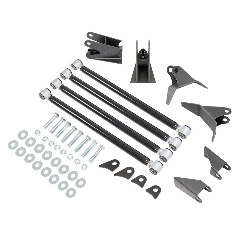 DURAFORCE Triangulated Bar Rear Suspension Kit Weld On Suspension 4 Link Kit 2.75” Axle