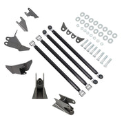 DURAFORCE For 3.25" Axle Rear Weld-On Triangulated 4 Link Suspension Kit+Mount Bracket
