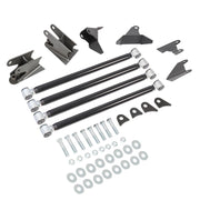 DURAFORCE For 3.25" Axle Rear Weld-On Triangulated 4 Link Suspension Kit+Mount Bracket