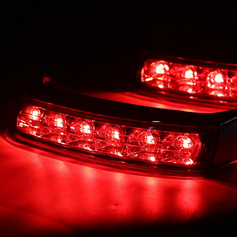 DURAFORCE Saddlebag Saddle Bags Run Brake LED Turn Lights For Harley Ultra Limited 2014-24