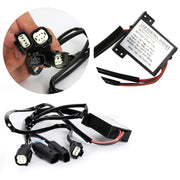 DURAFORCE Saddlebag Saddle Bags Run Brake LED Turn Lights For Harley Ultra Limited 2014-24