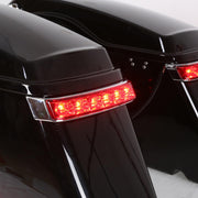 DURAFORCE Saddlebag Saddle Bags Run Brake LED Turn Lights For Harley Ultra Limited 2014-24