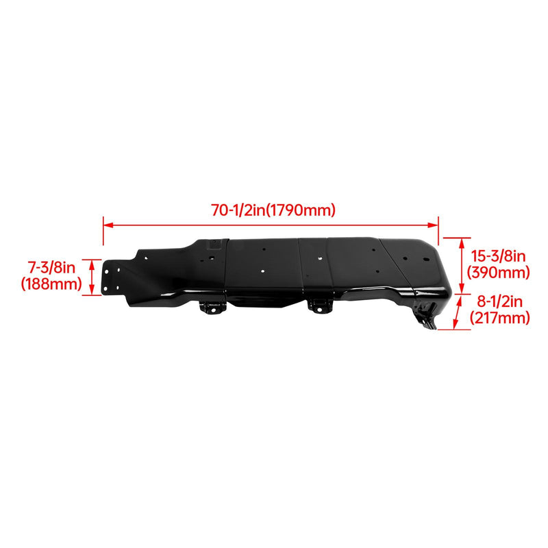 DURAFORCE NEW Steel Gas Fuel Tank Skid Plate For Jeep Wrangler JK 4-Door 2007-2018 Black