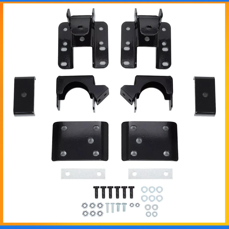 DURAFORCE For 07-20 08 13 Chevy Silverado 1500 GMC 5-6" Rear Drop Lowering Axle Flip Kit