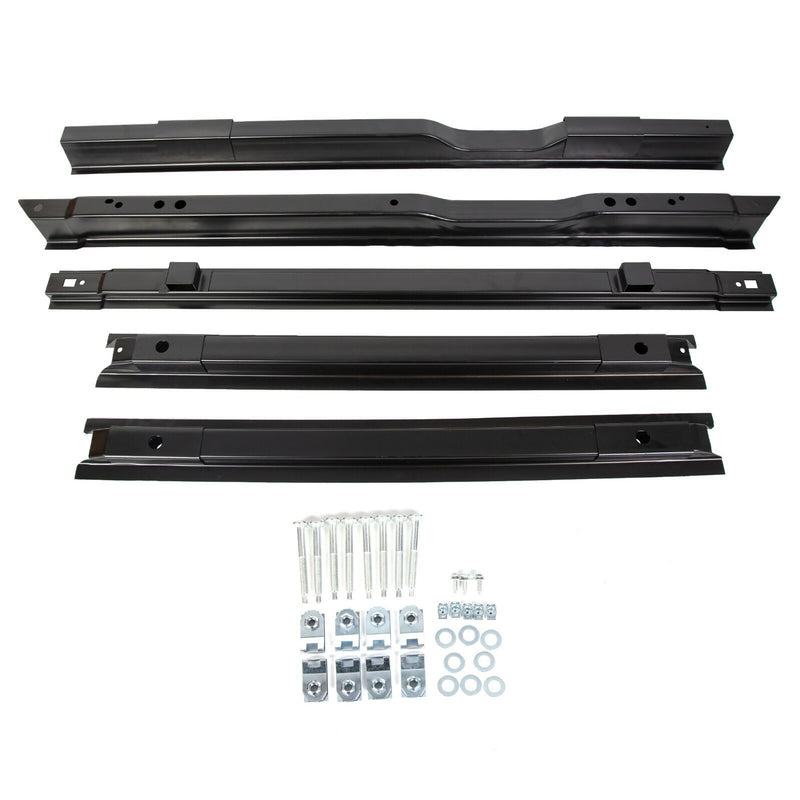 DURAFORCE Black Truck Long Bed Rail Floor Support For Ford Super Duty F250 F350 F450 99-18