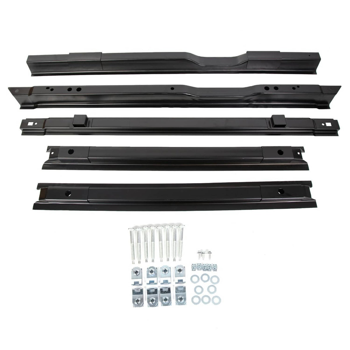 Black Truck Long Bed Rail Floor Support For Ford Super Duty F250 F350 ...