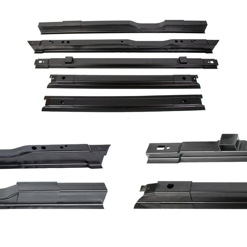 DURAFORCE Black Truck Long Bed Rail Floor Support For Ford Super Duty F250 F350 F450 99-18