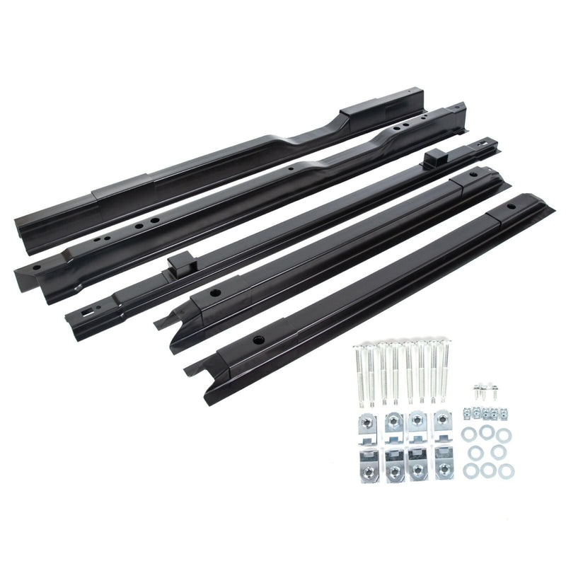DURAFORCE Black Truck Long Bed Rail Floor Support For Ford Super Duty F250 F350 F450 99-18