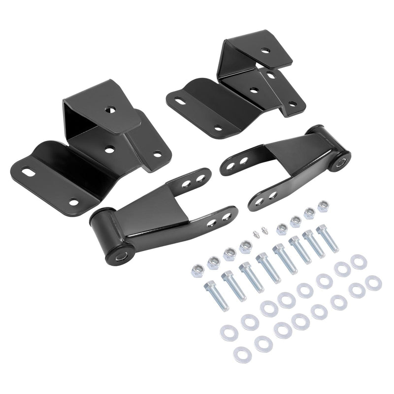 DURAFORCE For 1973-1996 Ford F150 F100 4" Drop Kit Leveling Lowering Shackles Hangers