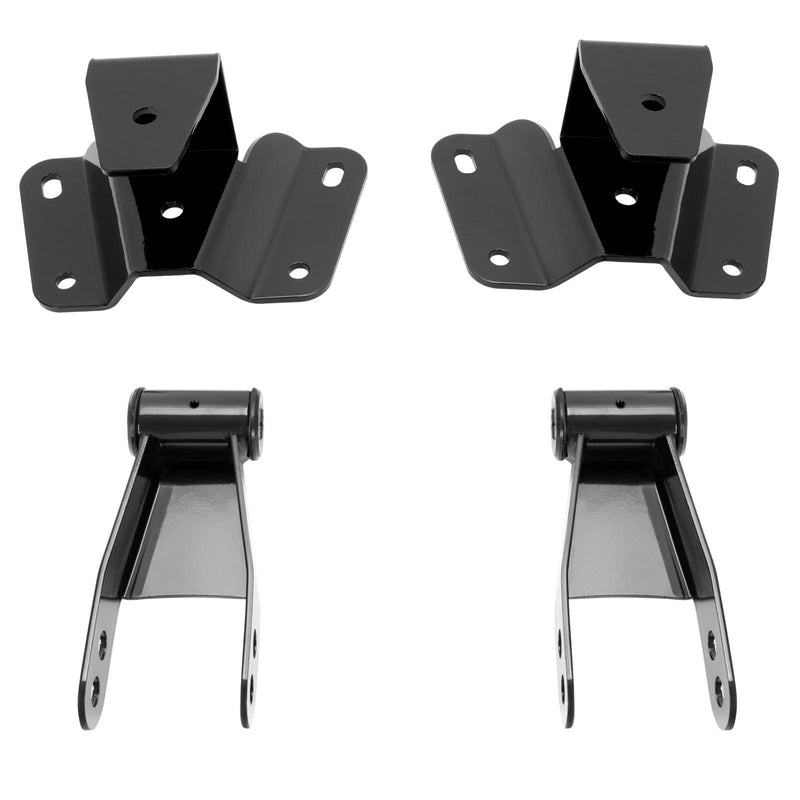 DURAFORCE For 1973-1996 Ford F150 F100 4" Drop Kit Leveling Lowering Shackles Hangers