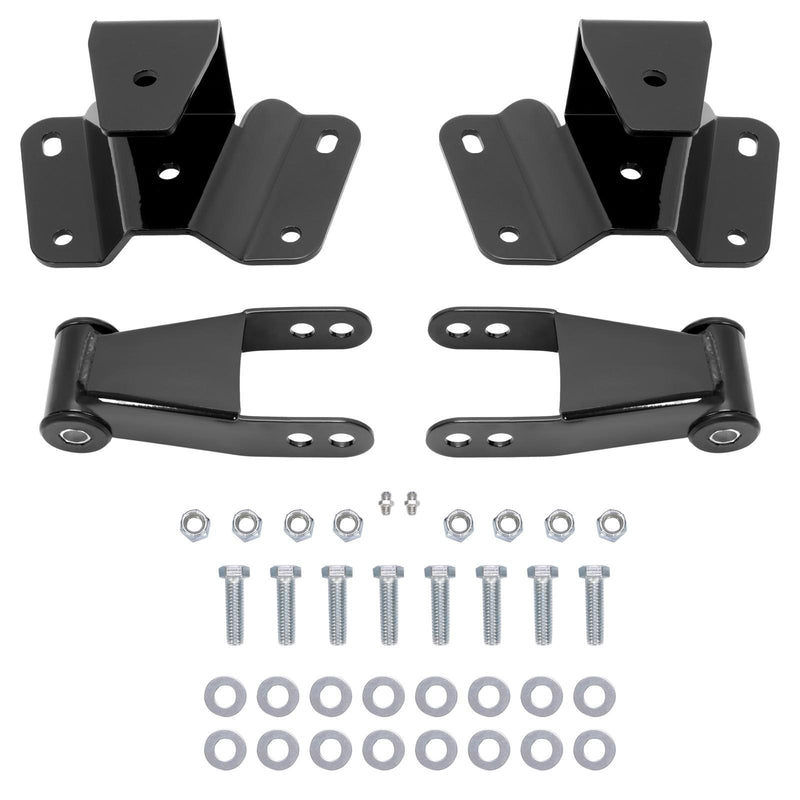 DURAFORCE For 1973-1996 Ford F150 F100 4" Drop Kit Leveling Lowering Shackles Hangers