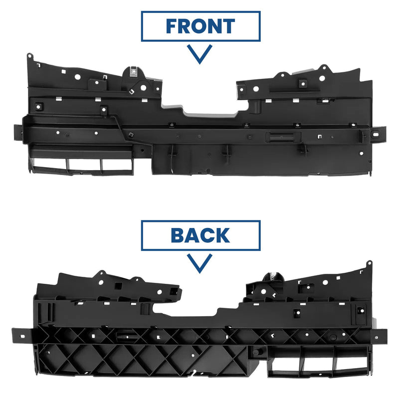 DURAFORCE NEW Black Radiator Support Cover Front Upper For Jeep Cherokee 2014-2018