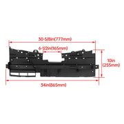 DURAFORCE NEW Black Radiator Support Cover Front Upper For Jeep Cherokee 2014-2018