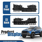 DURAFORCE NEW Black Radiator Support Cover Front Upper For Jeep Cherokee 2014-2018