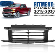 DURAFORCE Fits 18-20 FORD F-150 2.7L 3.5L FRONT LOWER RADIATOR GRILLE AIR CONTROL SHUTTER