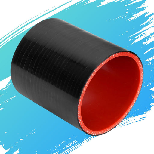 DURAFORCE 2.5" 3 PLY Straight Rubber Intake Hose Pipe Intercooler Radiator Coupler Joiner