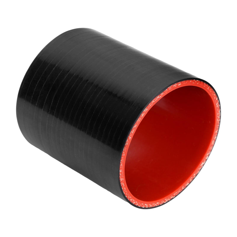 DURAFORCE 2.5" 3 PLY Straight Rubber Intake Hose Pipe Intercooler Radiator Coupler Joiner