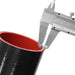 DURAFORCE 2.5" 3 PLY Straight Rubber Intake Hose Pipe Intercooler Radiator Coupler Joiner