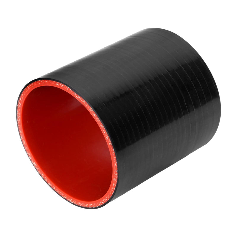DURAFORCE 2.5" 3 PLY Straight Rubber Intake Hose Pipe Intercooler Radiator Coupler Joiner