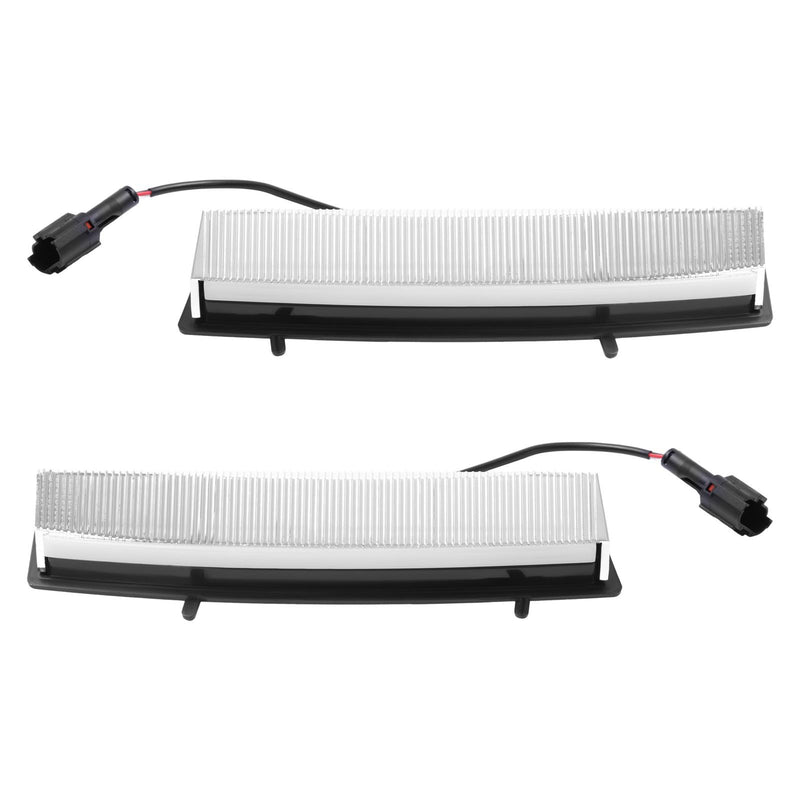DURAFORCE Clear Lens Side Marker Lamps DRL Turn Signal Lights For Nissan 350Z LCI 2006-09